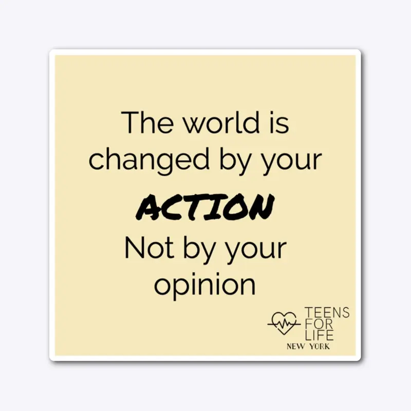 action not opinion 